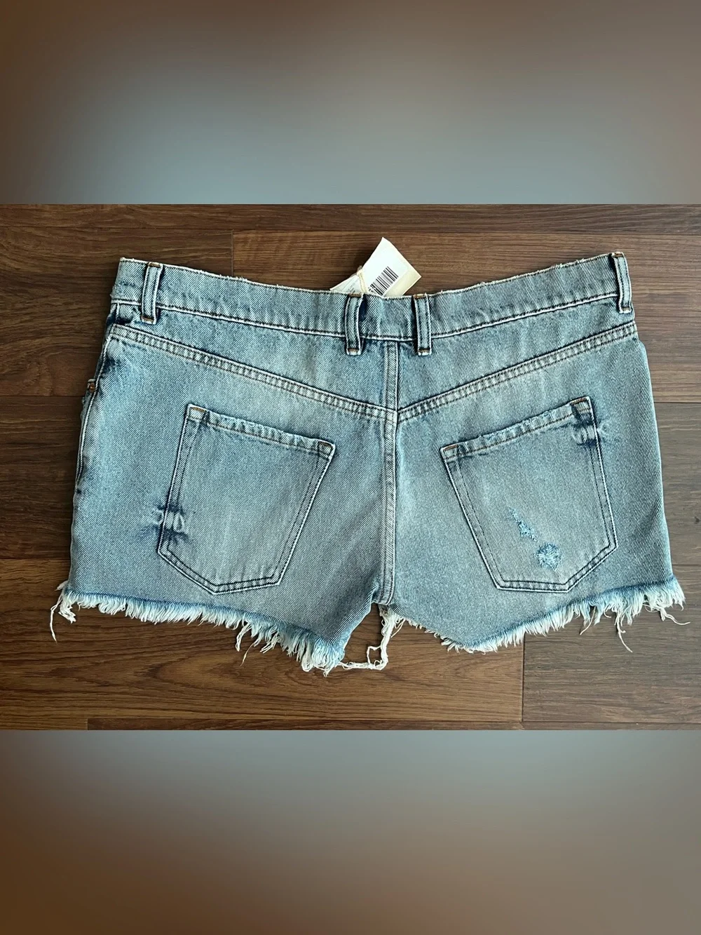New Ser.O.Ya Lyle Cut Off Denim Distressed Shorts size 31